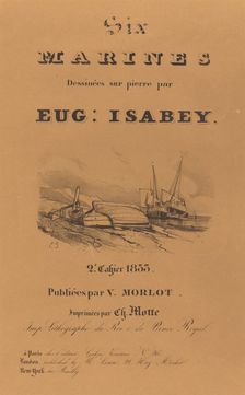 Six marines, 1833. Creator: Eugene Isabey