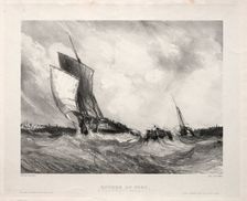Six Marines: Retour au port, 1833. Creator: Eugène Isabey (French, 1803-1886)