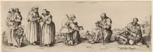 Six Men and Women Beggars. Creator: Wenceslaus Hollar