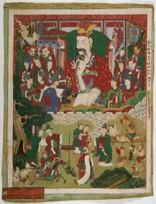 Six of the Ten Kings of Hell (image 3 of 5), 1798. Creator: Anon