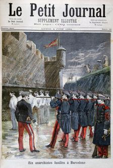 Six anarchists executed in Barcelona, 1894