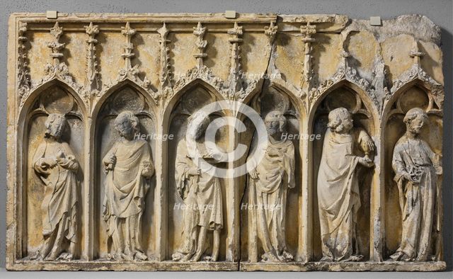 Six Apostles from Retable, French, late 14th century. Creator: Unknown.