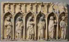 Six Apostles from Retable, French, late 14th century. Creator: Unknown