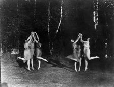 Six dancing figures, n.d.. Creator: Frances Benjamin Johnston