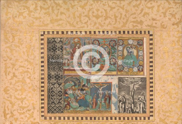 Six Devotional Scenes, Folio from the Bellini Album, ca. 1600. Creator: Unknown.