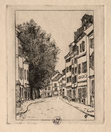 Six Etchings: Notre Dame, Pontoise, 1895. Creator: Paul Gachet (French, 1828-1909)