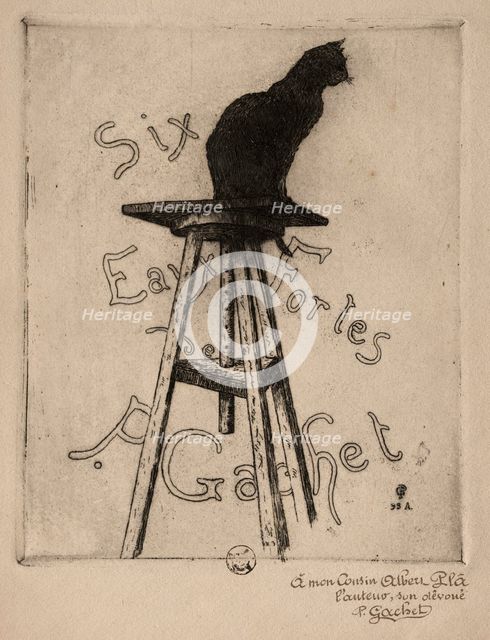 Six Etchings: Frontispiece, 1895. Creator: Paul Gachet (French, 1828-1909).