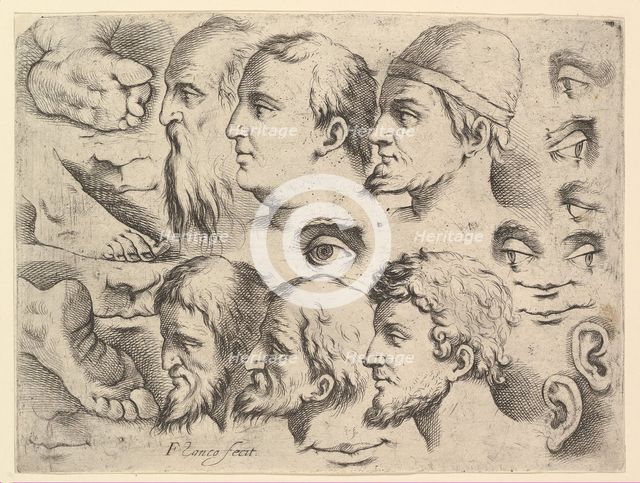 Six Heads, Three Feet, Two Ears, Six Eyes, Four Lips. Creator: Unknown.