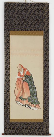 Six Immortals of Poetry: Sojo Henjo, Edo period, ca. 1806-1808. Creator: Hokusai