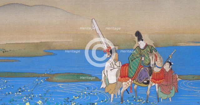 Six Jewel Rivers (Mu-Tamagawa) , ca. 1839. Creator: Sakai Oho.