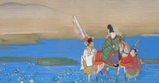 Six Jewel Rivers (Mu-Tamagawa) , ca. 1839. Creator: Sakai Oho