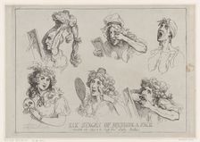 Six Stages of Mending a Face, Dedicated with respect to the Right Hon-ble. Lady Ar..., May 29, 1792. Creator: Thomas Rowlandson