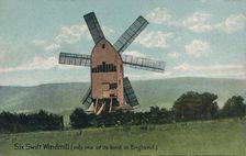 Six Swift Windmill, Kingston, near Lewes, Sussex, c1905