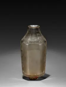 Six-Sided Bottle, 1644-1912. Creator: Unknown