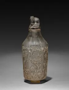 Six-Sided Bottle, 1644-1912. Creator: Unknown