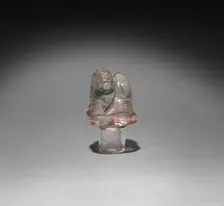 Six-Sided Bottle (stopper), 1644-1912. Creator: Unknown