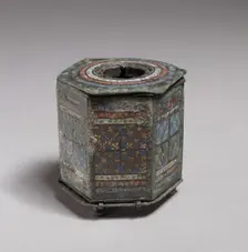 Six-Sided Pyx, Late Roman, 3rd century. Creator: Unknown