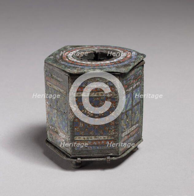 Six-Sided Pyx, Late Roman, 3rd century. Creator: Unknown.