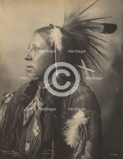 Six Toes, Kiowa, 1899. Creators: Adolph F. Muhr, Frank A. Rinehart.