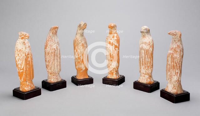 Six Zodiac Figures, Wei dynasty (386-550). Creator: Unknown.