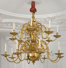 Sixteen-Arm Chandelier. Creator: Anon