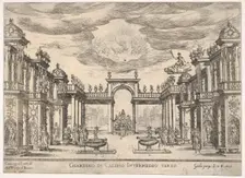 Sixth interlude: garden of Calypso (Intermedio sesto: giardino di Calipso), from the serie..., 1608. Creator: Remigio Cantagallina
