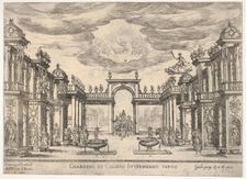 Sixth interlude: garden of Calypso (Intermedio sesto: giardino di Calipso), from the serie..., 1608. Creator: Remigio Cantagallina