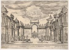 Sixth interlude: garden of Calypso (Intermedio sesto: giardino di Calipso), from the serie..., 1608. Creator: Remigio Cantagallina