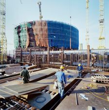 Sizewell B Power Station, Leiston, Suffolk Coast, Suffolk, 08/03/1990. Creator: John Laing plc