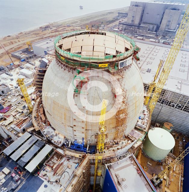 Sizewell 'B' Power Station, Leiston, Suffolk Coast, Suffolk, 10/08/1992. Creator: John Laing plc.