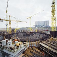 Sizewell B Power Station, Leiston, Suffolk Coast, Suffolk, 11/01/1989. Creator: John Laing plc