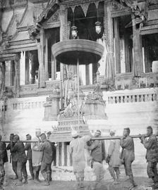 Siam (Thailand): the tonsurate ceremony of Prince Chulalongkorn, day 2, 1865. Creator: John Thomson
