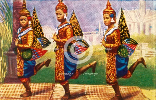 Siamese dancers, c1928. Creator: Unknown.