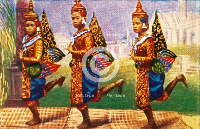 Siamese dancers, c1928. Creator: Unknown.