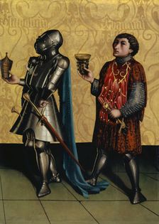 Sibbecai and Benaiah, 1435. Creator: Konrad Witz