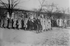 Siberian prisoners of Germans in Lodz, between 1914 and c1915. Creator: Bain News Service