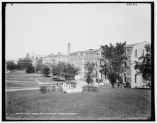 Sibley, Franklin and Morse Halls, Cornell University, between 1900 and 1906. Creator: Unknown