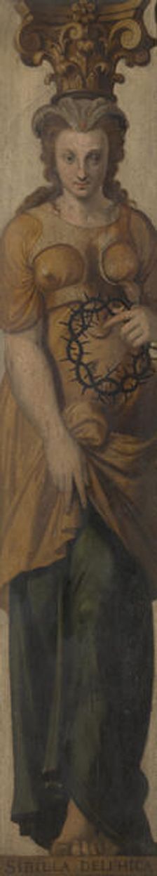 Sibyl from Delphi, 1565. Creator: Lambert van Noort