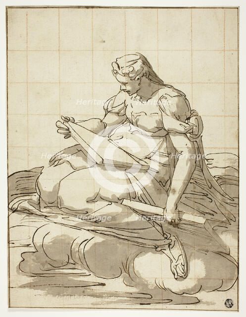 Sibyl in the Clouds, after 1570. Creator: Unknown.