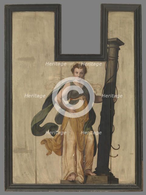 Sibyl with Column, 1565. Creator: Lambert van Noort.