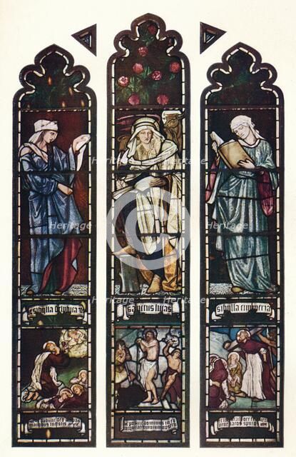 'Sibyl Window, Jesus College Chapel, Cambridge', c1872. Artist: Sir Edward Coley Burne-Jones.