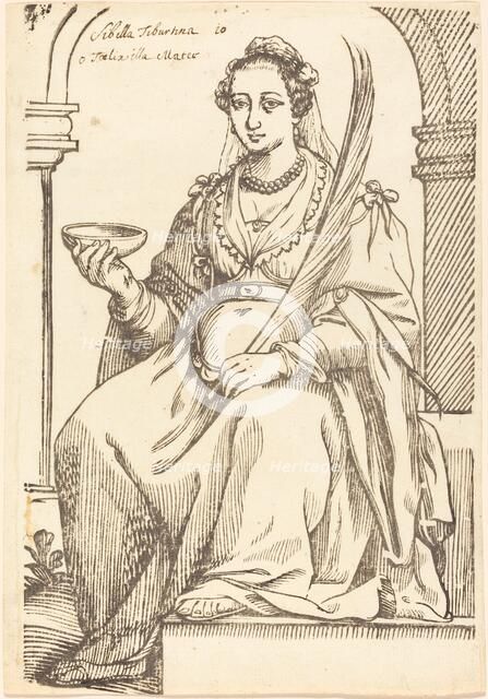 Sibylla Tiburtina, 1625. Creator: Jacques Stella.