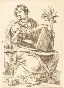 Sibylla Agrippa, 1625. Creator: Jacques Stella
