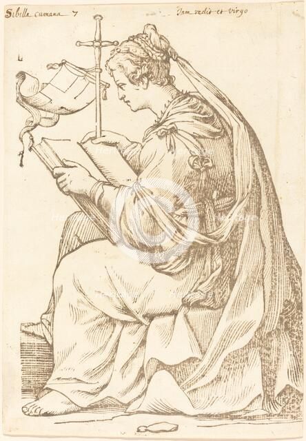 Sibylla Cumana, 1625. Creator: Jacques Stella.