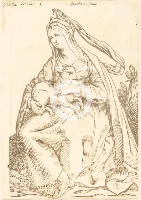 Sibylla Erythraea, 1625. Creator: Jacques Stella.