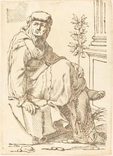 Sibylla Hellespontina, 1625. Creator: Jacques Stella