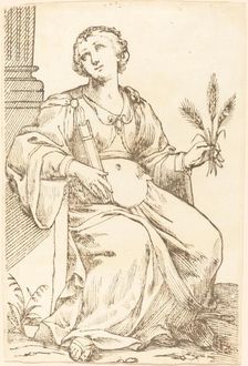 Sibylla Samia, 1625. Creator: Jacques Stella