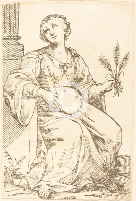 Sibylla Samia, 1625. Creator: Jacques Stella.