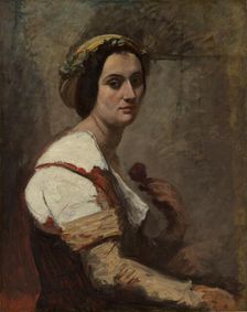 Sibylle, ca. 1870. Creator: Jean-Baptiste-Camille Corot