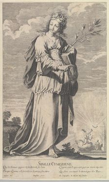 Sibylle Cimmérienne, ca. 1635. Creators: Gilles Rousselet, Abraham Bosse